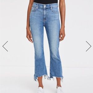 7 For All Mankind High Waist Slim Kick